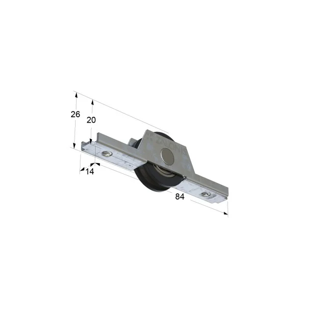 ΡΑΟΥΛΟ ΣΥΡΟΜΕΝΗΣ ΚΑΤΩ ΚΥΛΙΣΗΣ Φ.26mm / 50Kg
