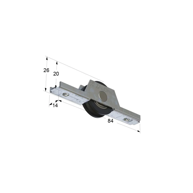 ΡΑΟΥΛΟ ΣΥΡΟΜΕΝΗΣ ΚΑΤΩ ΚΥΛΙΣΗΣ Φ.26mm / 50Kg