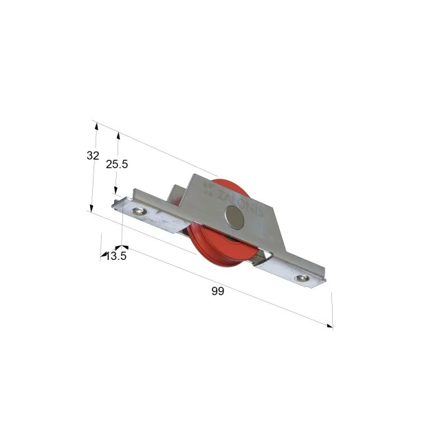 ΡΑΟΥΛΟ ΣΥΡΟΜΕΝΗΣ ΚΑΤΩ ΚΥΛΙΣΗΣ Φ.32mm / 50Kg