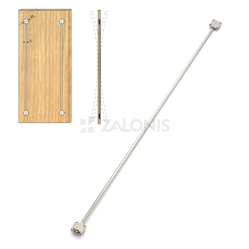 ΣΕΤ ΝΤΙΖΑ ΕΥΘΥΓΡΑΜΜΙΣΗΣ ΠΟΡΤΑΣ Φ.35x2112 mm / 3mm ΠΟΜΟΛΑ ΚΑΙ ΕΞΑΡΤΗΜΑΤΑ ΓΙΑ ΣΥΡΟΜΕΝΕΣ ΝΤΟΥΛΑΠΕΣ