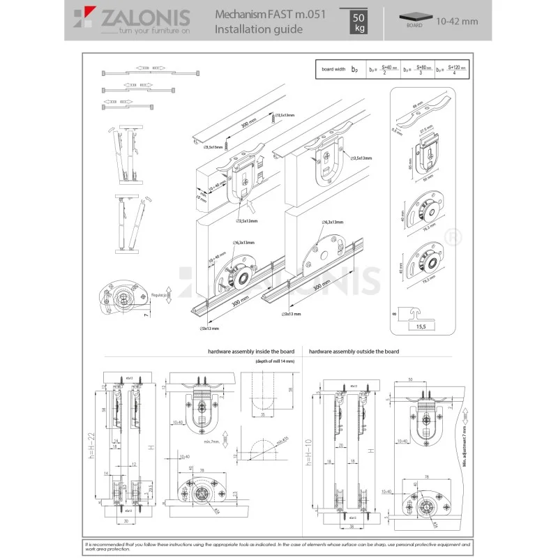 ΣΕΤ ΡΑΟΥΛΑ m.051 FAST - 1 ΠΟΡΤΑ / 50kg