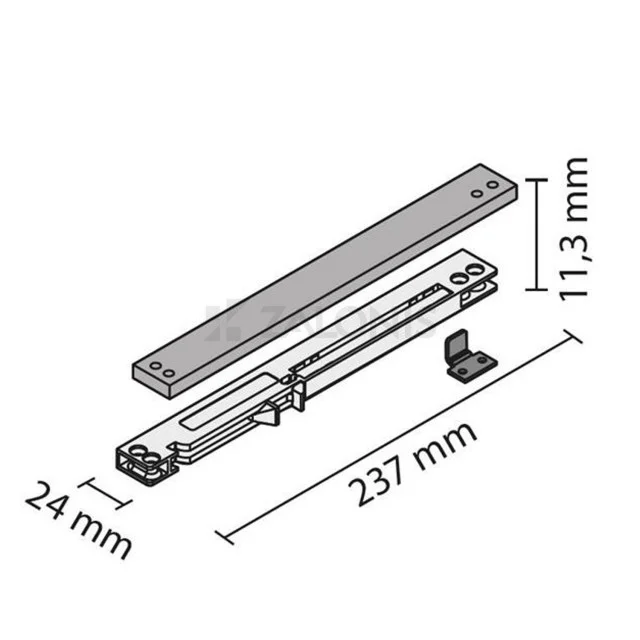 ΦΡΕΝΟ m.051 ΓΙΑ FAST ΚΑΙ FAST-S / ΓΚΡΙ
