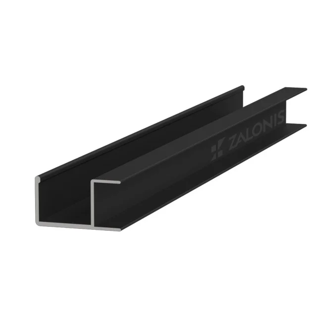 ΧΕΡΟΥΛΙ ΝΤΟΥΛΑΠΑΣ U 18mm / 270cm / ΜΑΥΡΟ ΜΑΤ