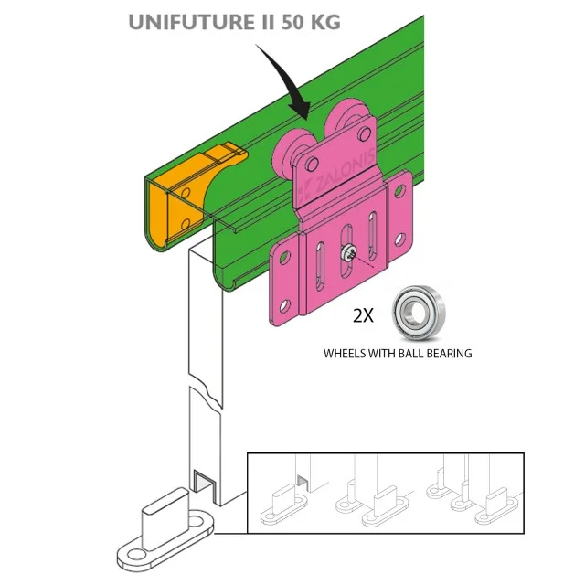 ΣΕΤ ΕΞΑΡΤΗΜΑΤΑ ΓΙΑ UNIFUTURE m.027 / 50Kg/ΠΟΡΤΑ