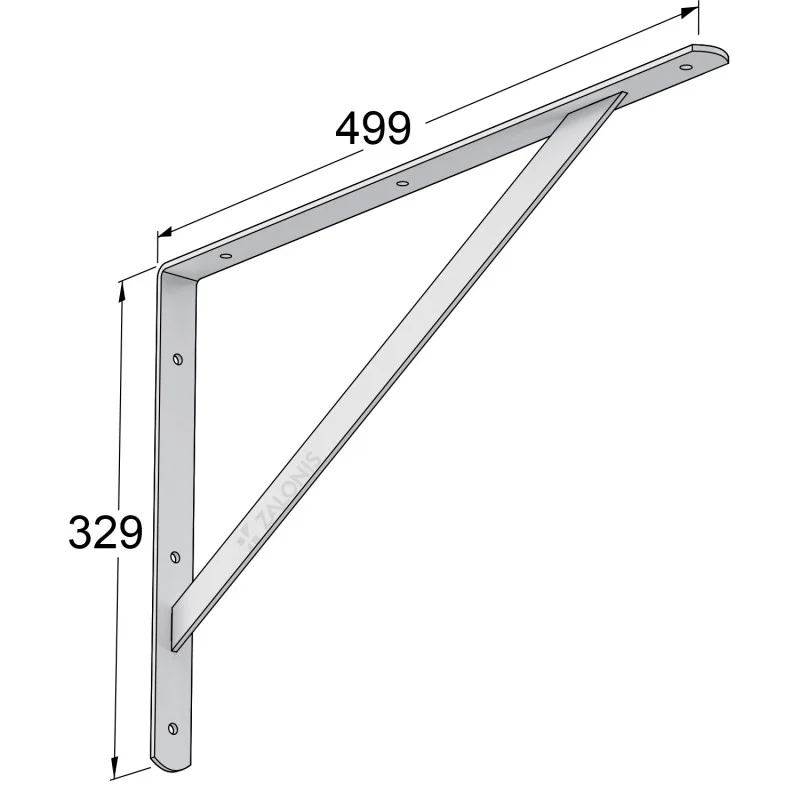 ΓΩΝΙΑ Β.Τ. 500x325mm / 185kg / ΛΕΥΚΟ