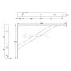 ΓΩΝΙΑ Β.Τ. 400x280mm / 225kg / ΜΑΥΡΟ ΓΩΝΙΕΣ ΡΑΦΙΩΝ ΒΑΡΕΩΣ ΤΥΠΟΥ