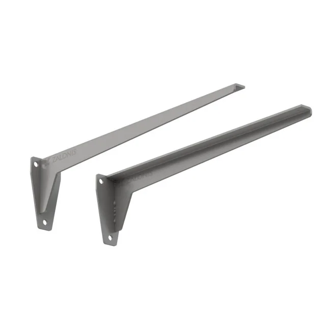 ΓΩΝΙΑ Β.Τ. m.380 / 504x130mm / 150kg/ΖΕΥΓΑΡΙ / ΓΚΡΙ