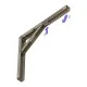 ΓΩΝΙΑ ΣΠΑΣΤΗ 20x16 100kg / ΓΚΡΙ ΜΕΤΑΛΛΙΚΟ ΓΩΝΙΕΣ ΣΠΑΣΤΕΣ ΒΑΡΕΩΣ ΤΥΠΟΥ / 100Kg/ΖΕΥΓΑΡΙ