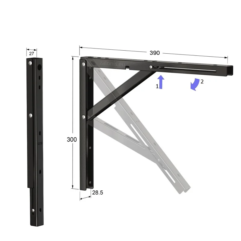 ΓΩΝΙΑ ΣΠΑΣΤΗ 40x30 100kg / ΜΑΥΡΟ ΓΩΝΙΕΣ ΣΠΑΣΤΕΣ ΒΑΡΕΩΣ ΤΥΠΟΥ / 100Kg/ΖΕΥΓΑΡΙ
