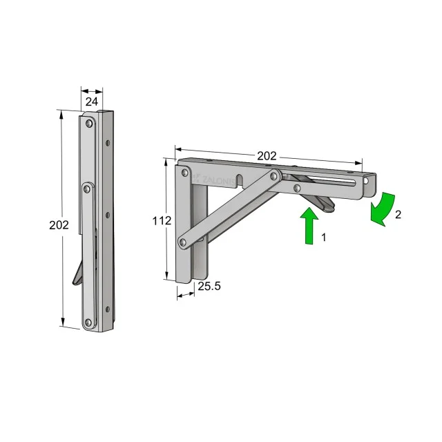 ΓΩΝΙΑ ΣΠΑΣΤΗ 20x11 / 80kg / ΛΕΥΚΟ