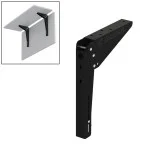 ΒΡΑΧΙΩΝΑΣ ΡΑΦΙΟΥ ΣΠΑΣΤΟΣ ΓΙΑ ΕΠΕΚΤΑΣΗ ΤΡΑΠΕΖΙΟΥ / 20cm / ΜΑΥΡΟ