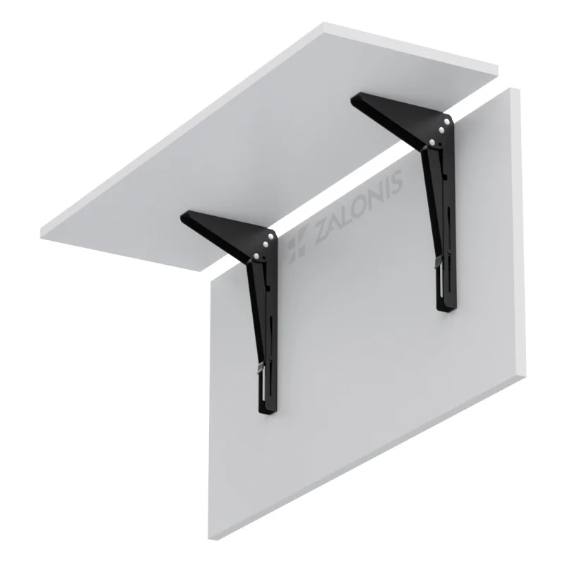 ΒΡΑΧΙΩΝΑΣ ΡΑΦΙΟΥ ΣΠΑΣΤΟΣ ΓΙΑ ΕΠΕΚΤΑΣΗ ΤΡΑΠΕΖΙΟΥ / 20cm / ΜΑΥΡΟ