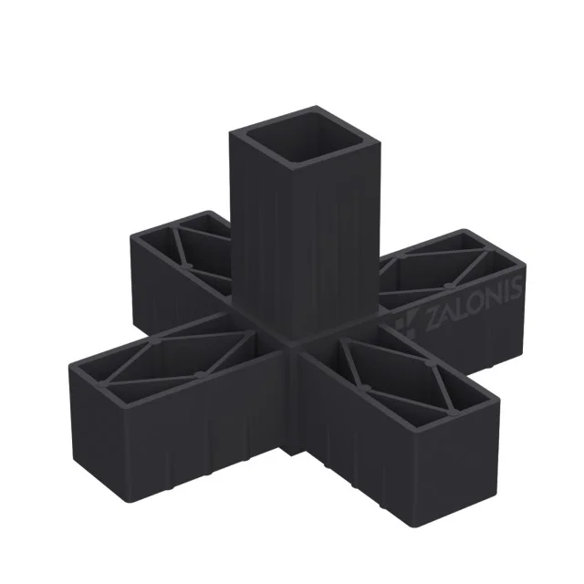 ΠΕΝΤΑΠΛΟΣ ΣΥΝΔΕΣΜΟΣ 40x40 / ΜΑΥΡΟ