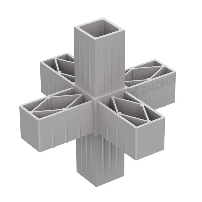 ΕΞΑΠΛΟΣ ΣΥΝΔΕΣΜΟΣ 40x40 / ΓΚΡΙ