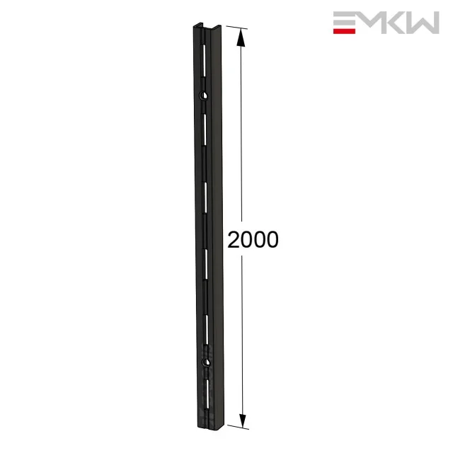 ΒΕΡΓΑ ΜΟΝΗΣ ΔΙΑΤΡΗΣΗΣ EMKW / ΜΑΥΡΟ / 2000 mm