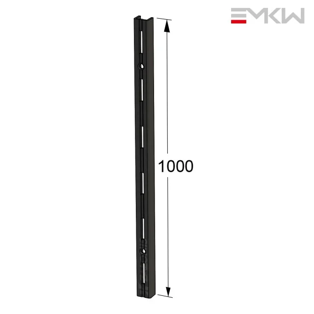 ΒΕΡΓΑ ΜΟΝΗΣ ΔΙΑΤΡΗΣΗΣ EMKW / ΜΑΥΡΟ / 1000 mm