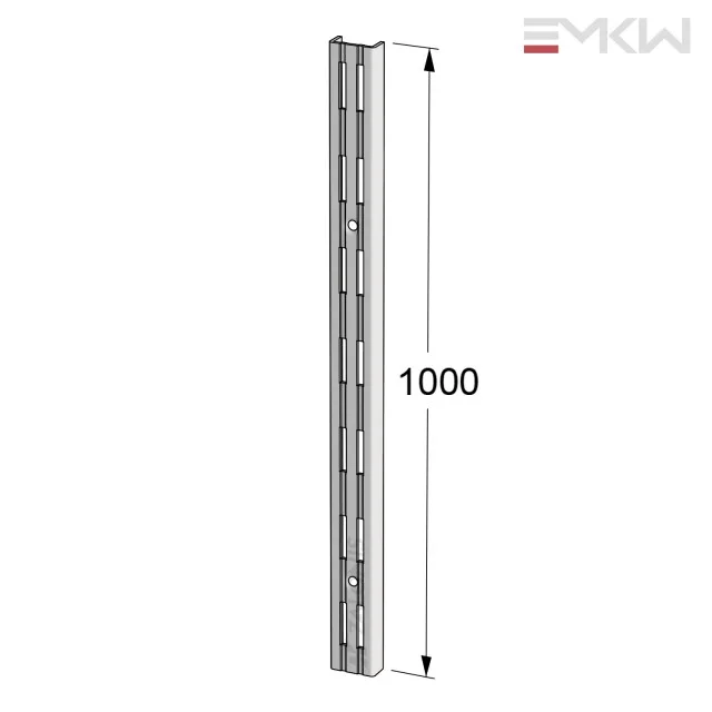 ΒΕΡΓΑ ΔΙΠΛΗΣ ΔΙΑΤΡΗΣΗΣ EMKW / ΛΕΥΚΟ / 1000 mm