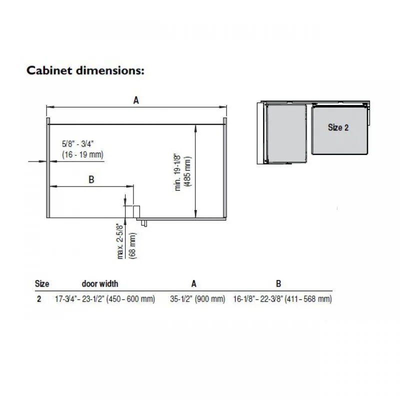 WARI CORNER VAUTH SAGEL 90 ΔΕΞΙ