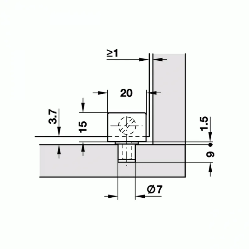 ΜΙΛΛΙ ΚΡΥΣΤΑΛΛΩΝ 20mm / ΝΙΚΕΛ ΜΑΤ