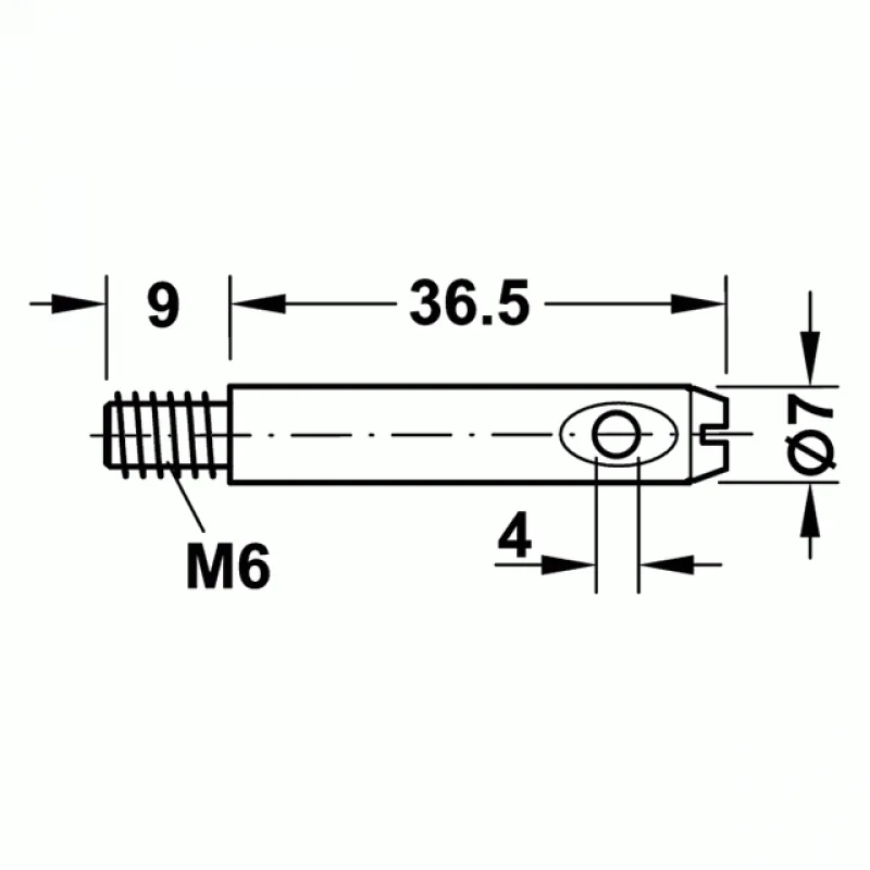 ΠΕΙΡΟΣ ΚΥΛΙΝΔΡΙΚΟΥ ΦΕΡΑΜΙΟΥ / Μ6 - 36,5mm